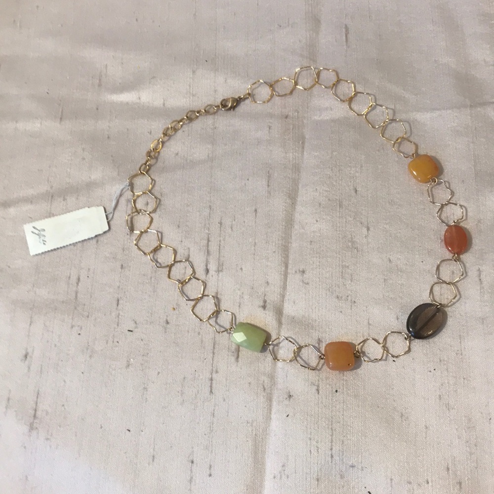 NWT J. Jill necklace delicate gold - Picture 4 of 5
